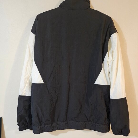 Hollister California Men's Black & White Windbreaker Jacket - Size L - Picture 2 of 9